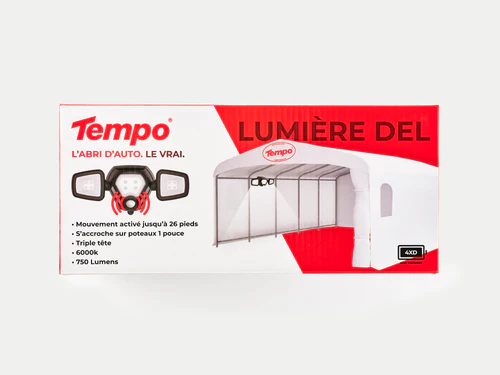 Lumières   LED   pour   abri   Tempo