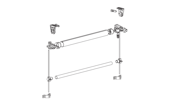 TOILE SOLAIRE Store à guide